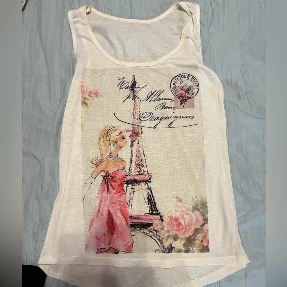 Off white tank top